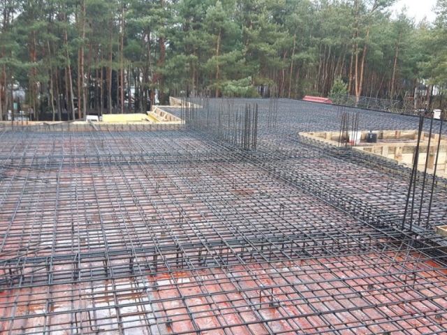 zbrojenie stropu żelbetowego