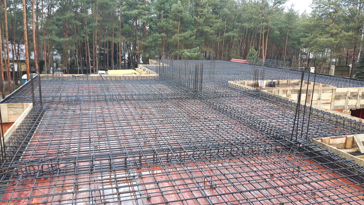 zbrojenie stropu żelbetowego