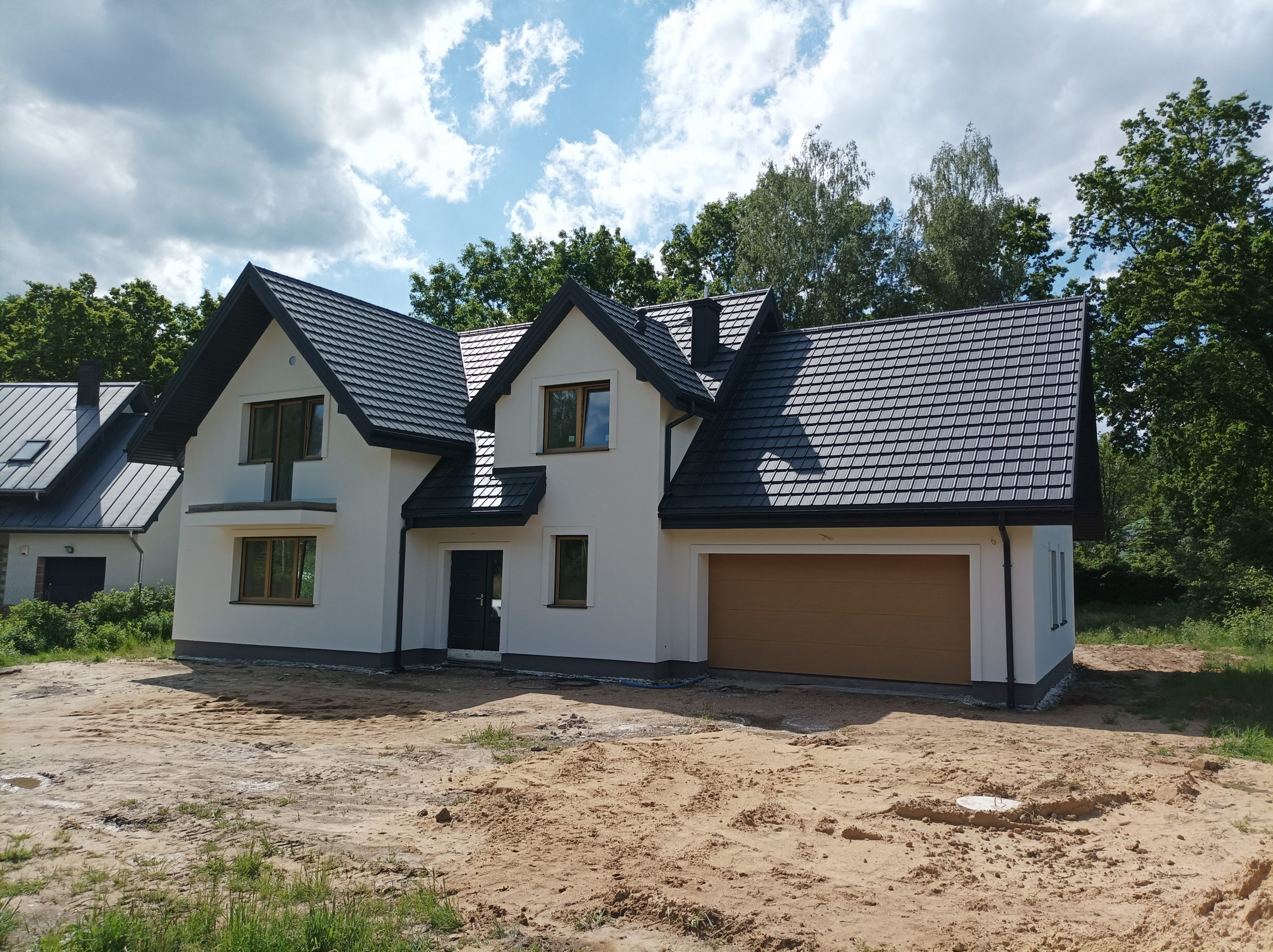 Projekt domu "Ciekawy II" pod Warszawą krok po kroku